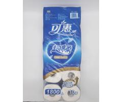 可(kě)惠超棉柔系列有(yǒu)芯卷紙(zhǐ)180克10卷