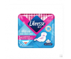 Libresse薇爾舒适V感240日(rì)用(yòng)16片極薄棉柔衛生(shēng)巾
