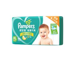 幫寶适超薄幹爽紙(zhǐ)尿褲XL碼68片